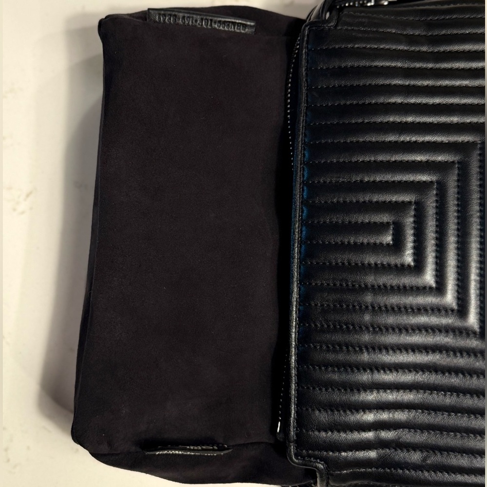 Fendi Dotcom Click Quilted Leather Shoulder Bag + Removable Clutch - Picture 16 of 16